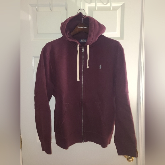 RALPH LAUREN POLO HOODY L HOODIE LARGE WINTER ZIP UP - Picture 1 of 3